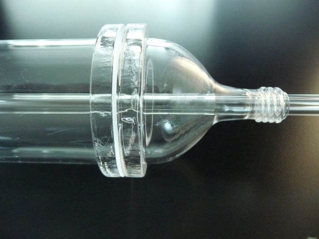 Quartz furnace tube with flange and flange cover